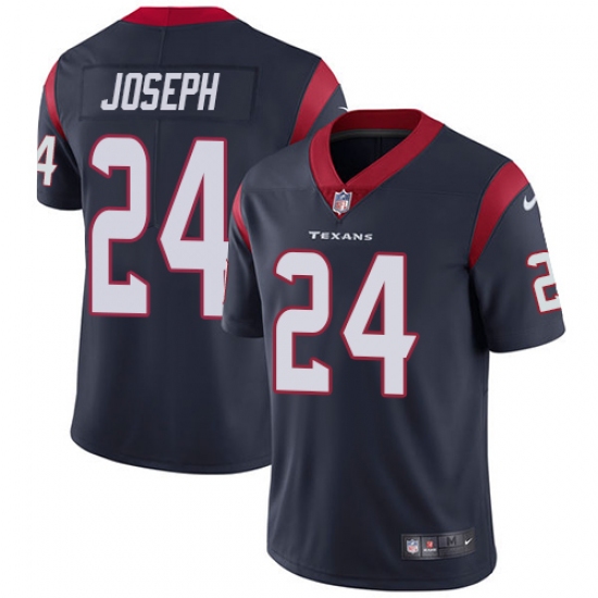 Men's Nike Houston Texans #24 Johnathan Joseph Limited Navy Blue Team Color Vapor Untouchable NFL Jersey - Ujersey