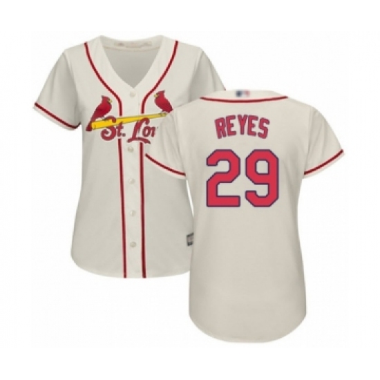 Women's St. Louis Cardinals #29 Alex Reyes Authentic Cream Alternate Cool Base Baseball Player Jersey - Ujersey