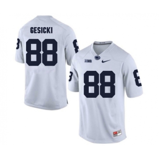 Penn State Nittany Lions 88 Mike Gesicki White College Football Jersey