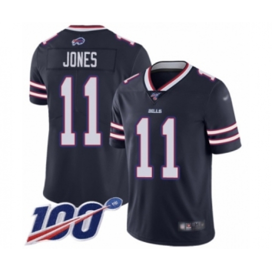Youth Buffalo Bills #11 Zay Jones Limited Navy Blue Inverted Legend 100th Season Football Jersey - Ujersey