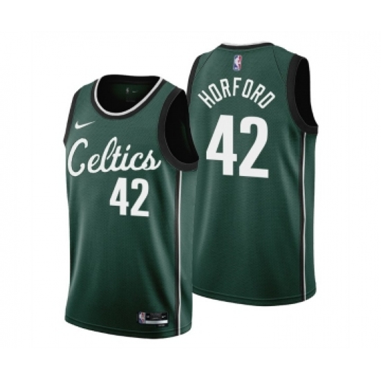 Men's Boston Celtics #42 Al Horford 2022-23 Green City Edition Stitched Jersey
