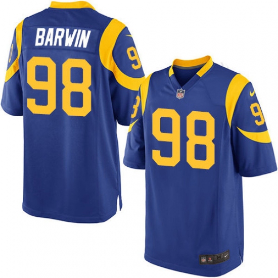 Men's Nike Los Angeles Rams #98 Connor Barwin Game Royal Blue Alternate NFL Jersey - Ujersey