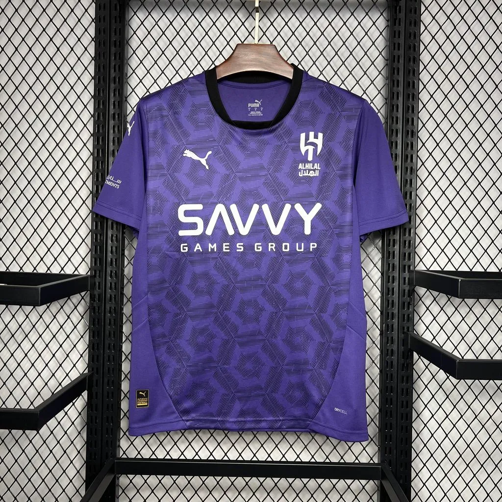Al Hilal SFC Soccer Jersey Third Away Custom Shirt 2024/25 - ujerseystore