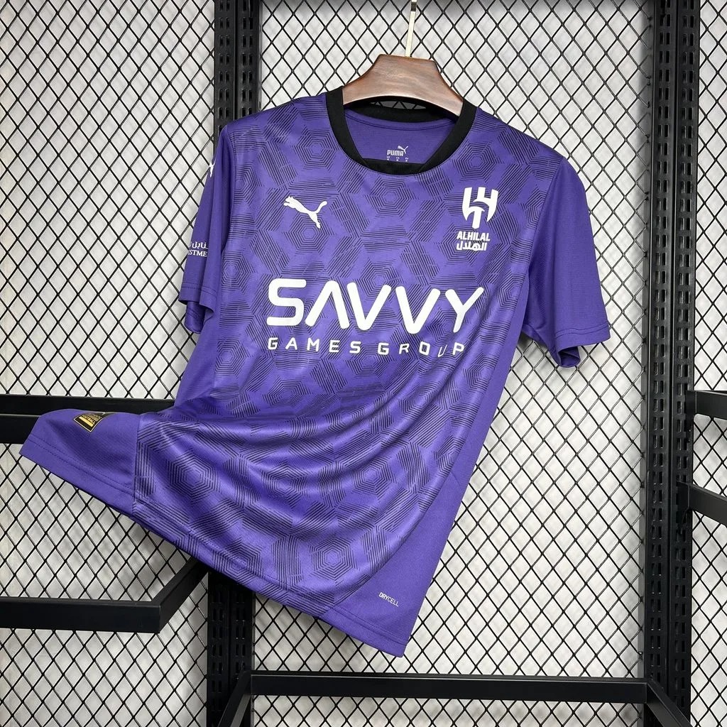 Al Hilal SFC Soccer Jersey Third Away Custom Shirt 2024/25 - ujerseystore