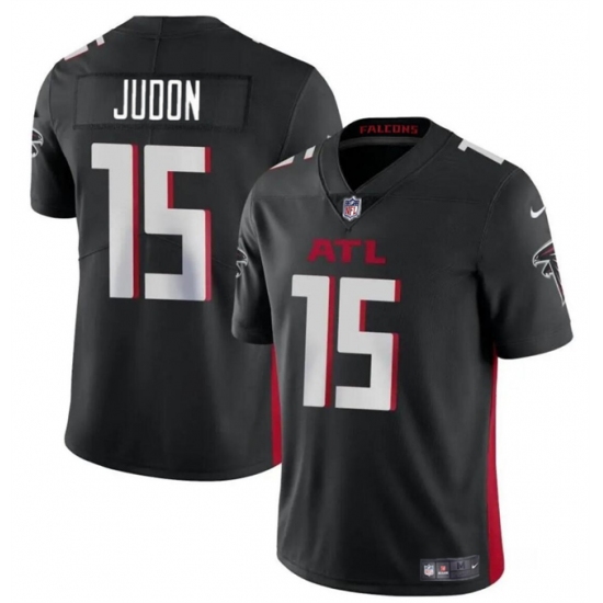 Men's Atlanta Falcons #15 Matthew Judon Black Vapor Untouchable Limited Football Stitched Jersey - Ujersey