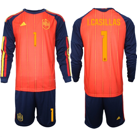 Men's Spain #2 CARVAJAL National Team FIFA x World Cup 2026 Home Red On Field Jerseys