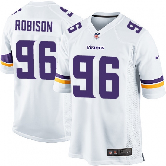 Men's Nike Minnesota Vikings #96 Brian Robison Game White NFL Jersey - Ujersey