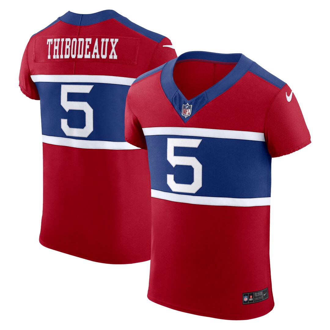 Men's New York Giants Kayvon Thibodeaux Nike Red Alternate Vapor F.U.S.E. Elite Jersey - Ujersey