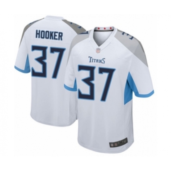 Men's Tennessee Titans #37 Amani Hooker Game White Football Jersey - Ujersey
