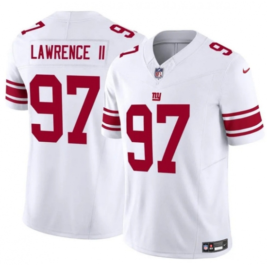 Men's New York Giants #97 Dexter Lawrence II White 2025 F.U.S.E. Vapor Untouchable Limited Football Stitched Jersey - Ujersey