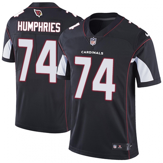 Men's Nike Arizona Cardinals #74 D.J. Humphries Black Alternate Vapor Untouchable Limited Player NFL Jersey - Ujersey