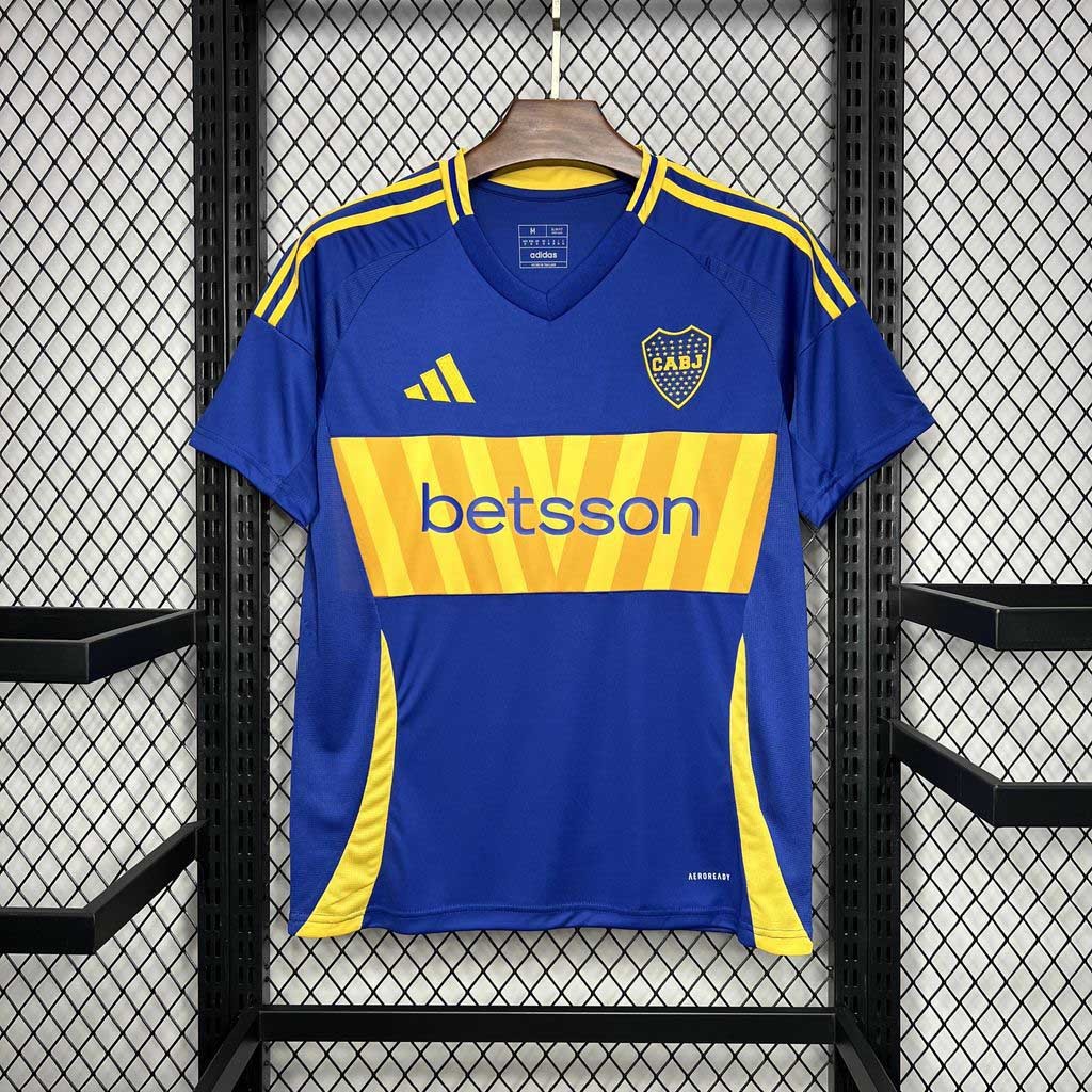 Boca Juniors Soccer Jersey Home Custom Shirt 2024/25 - Ujersey NHL