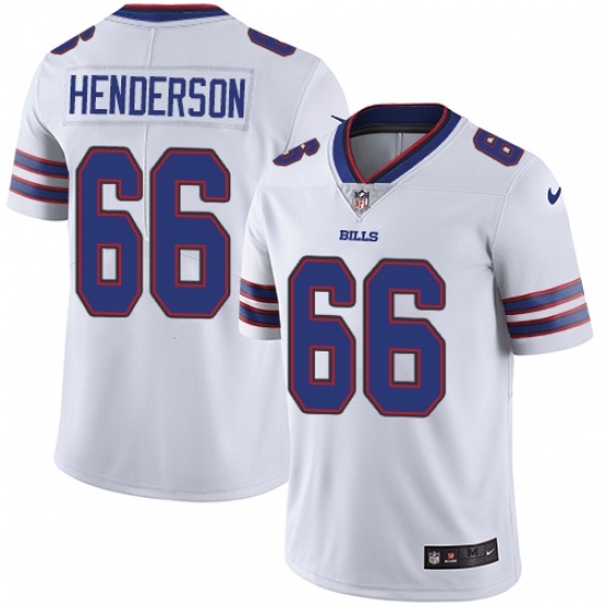 Youth Nike Buffalo Bills #66 Seantrel Henderson White Vapor Untouchable Limited Player NFL Jersey - Ujersey