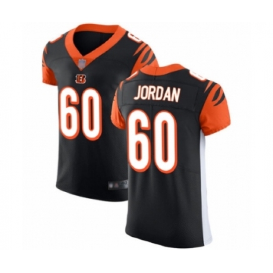 Men's Cincinnati Bengals #60 Michael Jordan Black Team Color Vapor Untouchable Elite Player Football Jersey - Ujersey