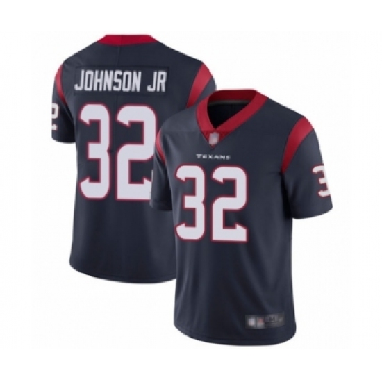 Youth Houston Texans #32 Lonnie Johnson Navy Blue Team Color Vapor Untouchable Limited Player Football Jersey - Ujersey