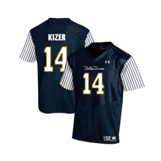 Notre Dame Fighting Irish 14 DeShone Kizer Navy College Football Jersey - Ujersey