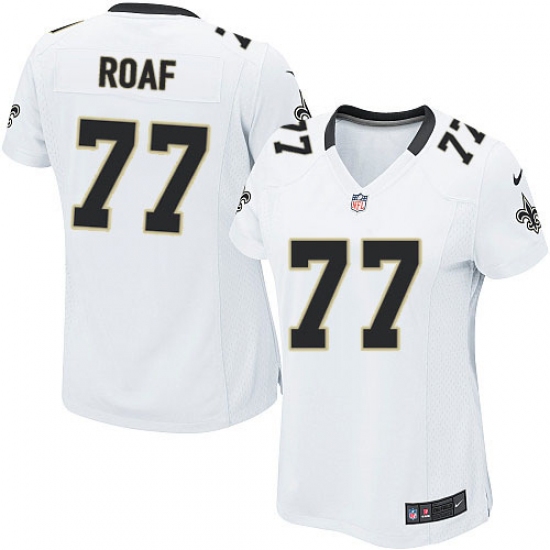Women's Nike New Orleans Saints #77 Willie Roaf Game White NFL Jersey - Ujersey