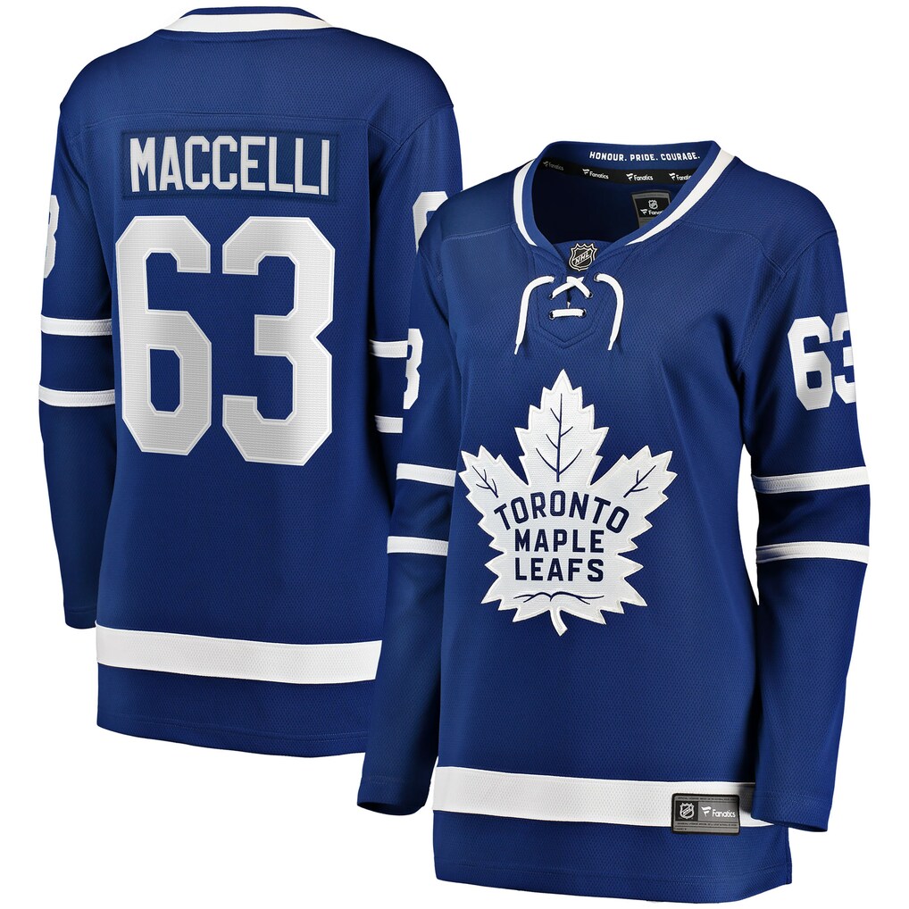 Women's Toronto Maple Leafs Matias Maccelli Fanatics Blue Home Breakaway Jersey
