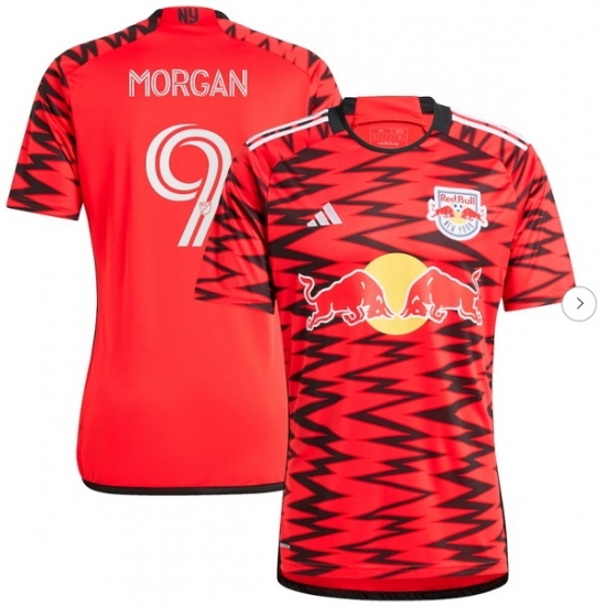 Men's New York Red Bulls Lewis Morgan adidas Red 2024 Legacy Replica Player Jersey - Ujersey