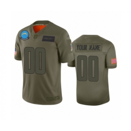 Youth Los Angeles Chargers Customized Camo 2019 Salute to Service Limited Jersey - Ujersey