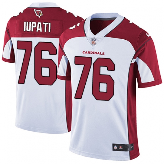 Youth Nike Arizona Cardinals #76 Mike Iupati White Vapor Untouchable Limited Player NFL Jersey - Ujersey