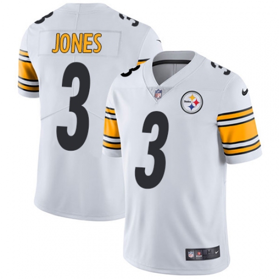 Youth Nike Pittsburgh Steelers #3 Landry Jones White Vapor Untouchable Limited Player NFL Jersey - Ujersey