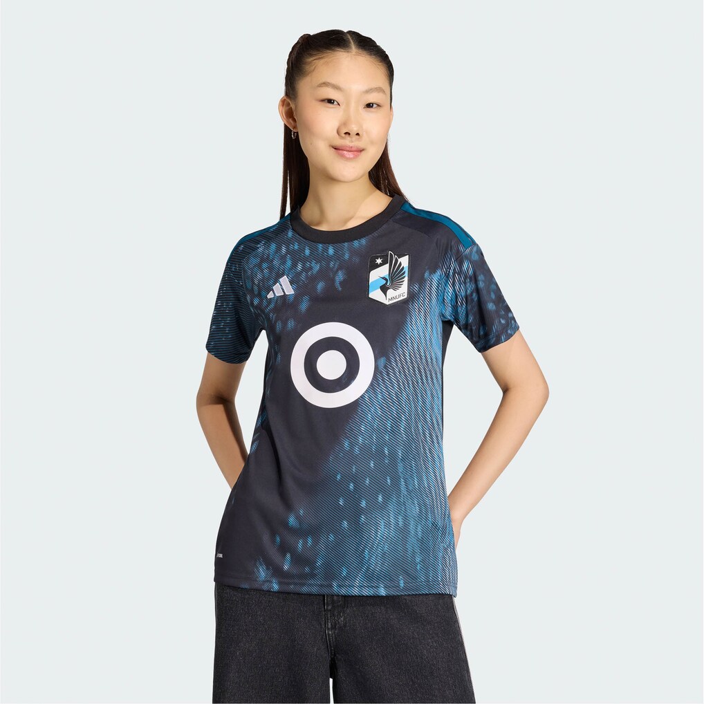 Women's Minnesota United FC adidas Black 2026 The Decade Kit Replica Jersey - Ujersey