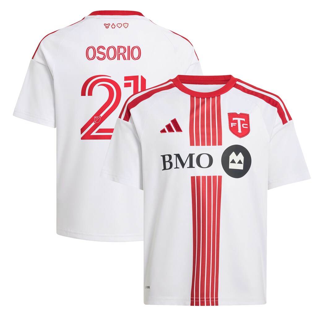 Youth Toronto FC Jonathan Osorio adidas White 2026 Winter Kit Replica Jersey - Ujersey