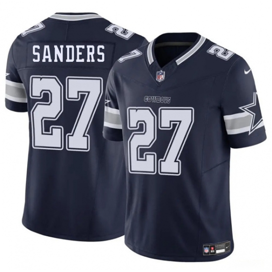 Men's Dallas Cowboys #27 Miles Sanders Navy 2025 F.U.S.E. Vapor Untouchable Limited Football Stitched Jersey - Ujersey