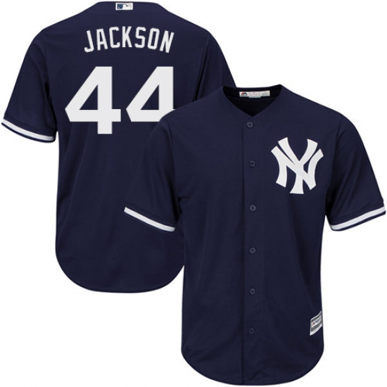 Youth Majestic New York Yankees #44 Reggie Jackson Replica Navy Blue Alternate MLB Jersey - Ujersey