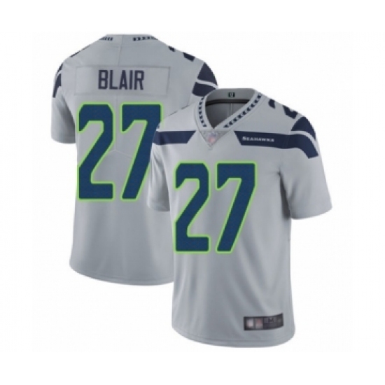 Youth Seattle Seahawks #27 Marquise Blair Grey Alternate Vapor Untouchable Limited Player Football Jersey - Ujersey