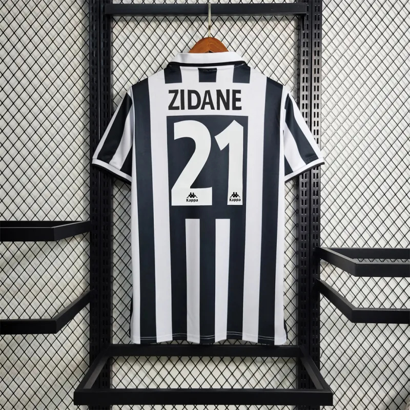 Zidane 21# Juventus Retro Soccer Jersey Home Shirt 1995-97 - U-jersey
