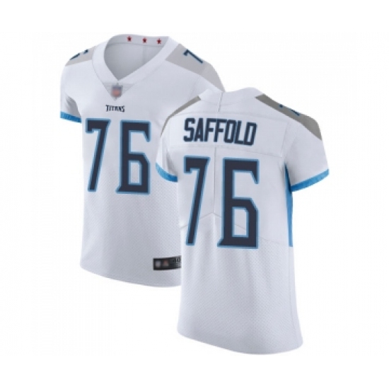 Men's Tennessee Titans #76 Rodger Saffold White Vapor Untouchable Elite Player Football Jersey - Ujersey