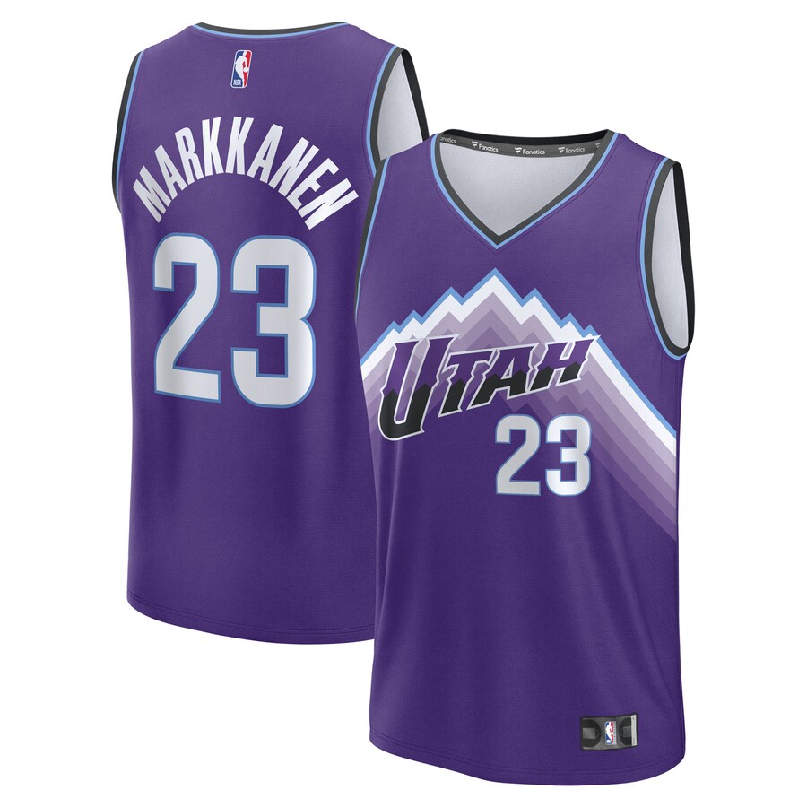 Youth Utah Jazz Lauri Markkanen Fanatics Purple Fast Break Replica Jersey - Icon Edition - Ujersey