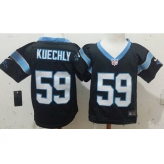 Nike Carolina Panthers #59 Luke Kuechly Black Toddlers Jersey - Ujersey