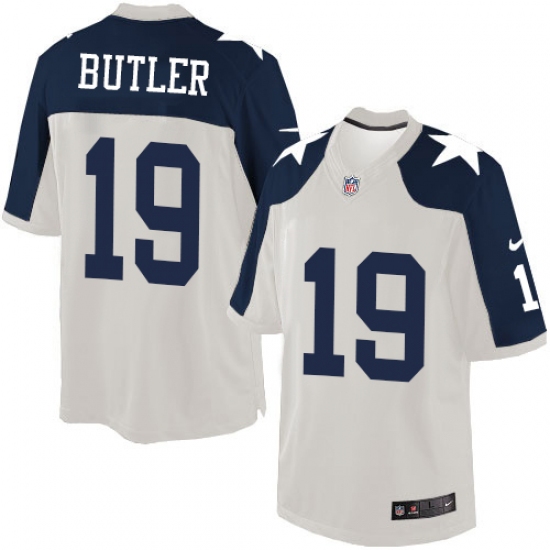 Men's Nike Dallas Cowboys #19 Brice Butler Limited White Throwback Alternate NFL Jersey - Ujersey