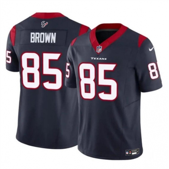 Men's Houston Texans #85 Noah Brown Navy 2023 F.U.S.E. Vapor Untouchable Football Stitched Jersey - Ujersey