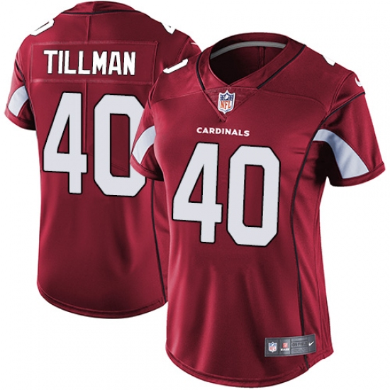 Women's Nike Arizona Cardinals #40 Pat Tillman Red Team Color Vapor Untouchable Limited Player NFL Jersey - Ujersey