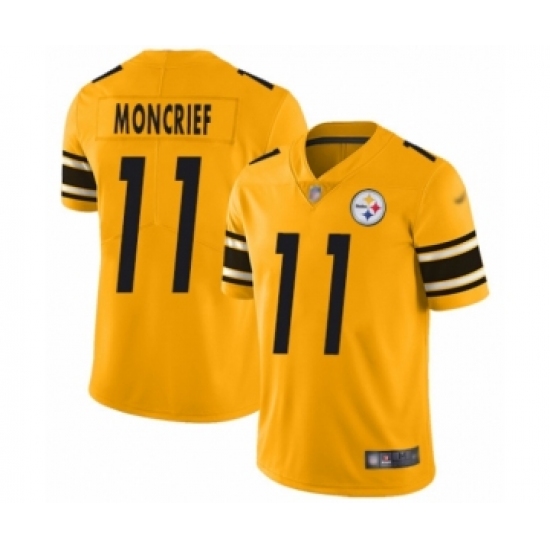 Women's Pittsburgh Steelers #11 Donte Moncrief Limited Gold Inverted Legend Football Jersey - Ujersey