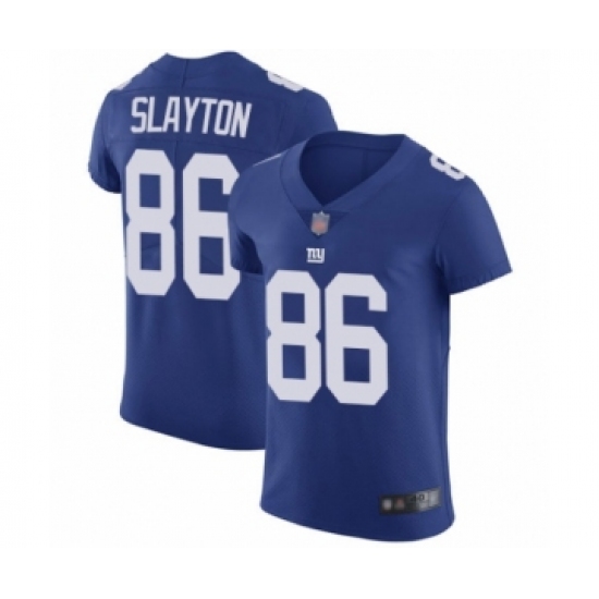 Men's New York Giants #86 Darius Slayton Royal Blue Team Color Vapor Untouchable Elite Player Football Jersey - Ujersey