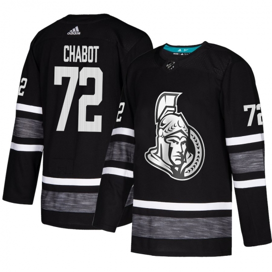 Men's Adidas Ottawa Senators #72 Thomas Chabot Black 2019 All-Star Game Parley Authentic Stitched NHL Jersey - Ujersey
