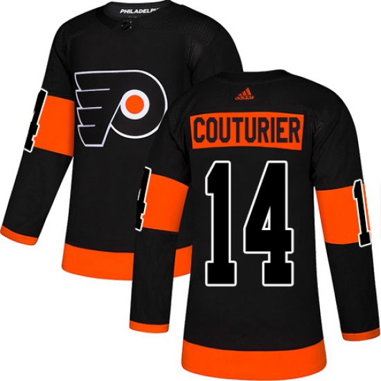 Men's Adidas Philadelphia Flyers #14 Sean Couturier Premier Black Alternate NHL Jersey - Ujersey