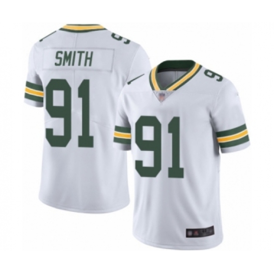 Youth Green Bay Packers #91 Preston Smith White Vapor Untouchable Limited Player Football Jersey - Ujersey