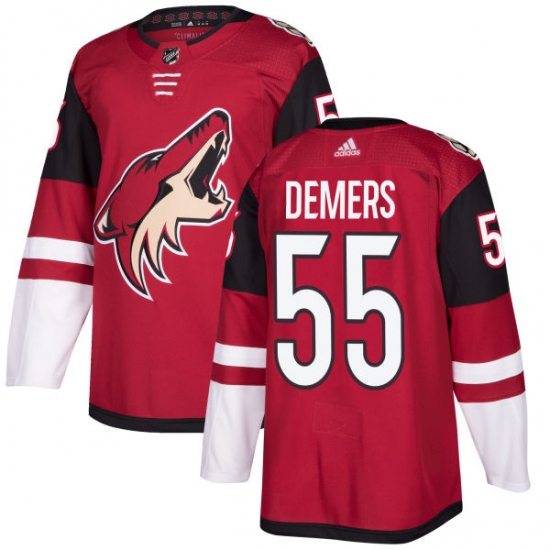 Youth Adidas Arizona Coyotes #55 Jason Demers Authentic Burgundy Red Home NHL Jersey - Ujersey