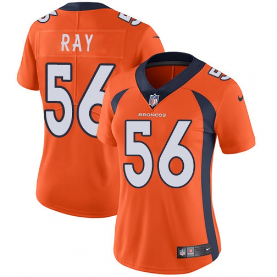 Women's Nike Denver Broncos #56 Shane Ray Orange Team Color Vapor Untouchable Limited Player NFL Jersey - Ujersey