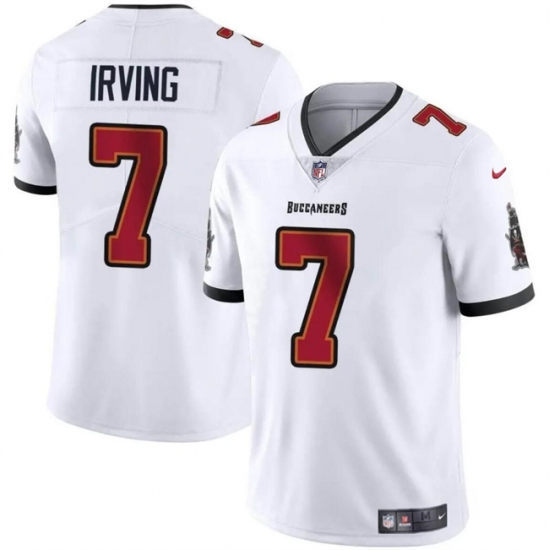 Men's Tampa Bay Buccaneers #7 Bucky Irving White Vapor Limited Stitched Jersey - Ujersey