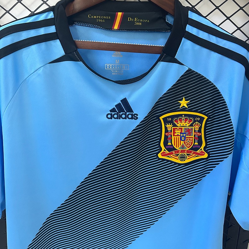 Spain Retro Soccer Jersey Away Custom Shirt 2012 - ujerseystore