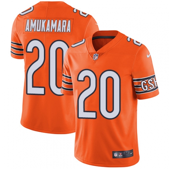 Men's Nike Chicago Bears #20 Prince Amukamara Elite Orange Rush Vapor Untouchable NFL Jersey - Ujersey