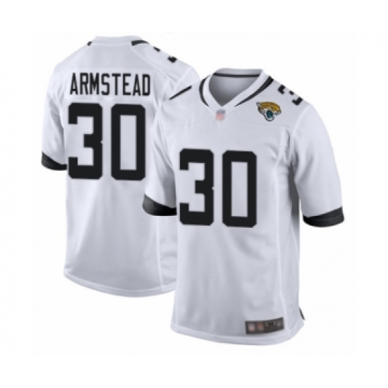 Men's Jacksonville Jaguars #30 Ryquell Armstead Game White Football Jersey - Ujersey
