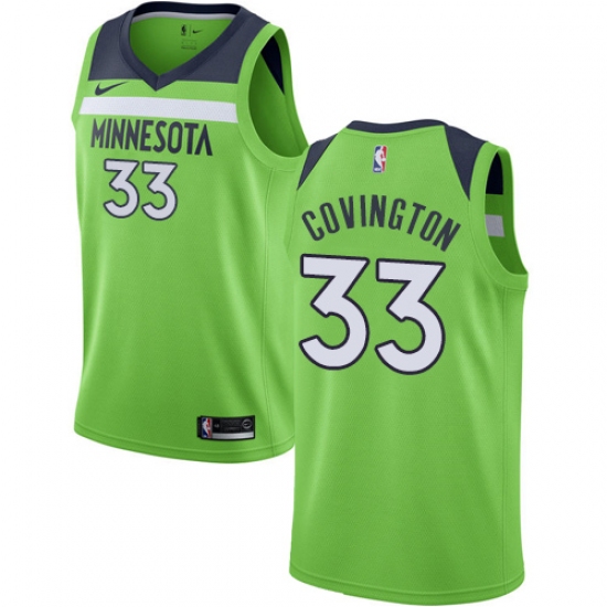Youth Nike Minnesota Timberwolves #33 Robert Covington Swingman Green NBA Jersey Statement Edition - Ujersey